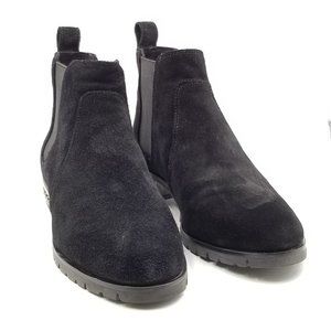 Karl Lagerfeld Paris "Saxe" Black Suede Ladies 8
